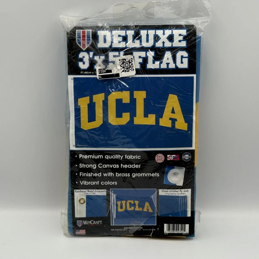 WinCraft UCLA Bruins Deluxe Flag 3x5 Blue‎ Gold NCAA Collegiate Licensed NEW